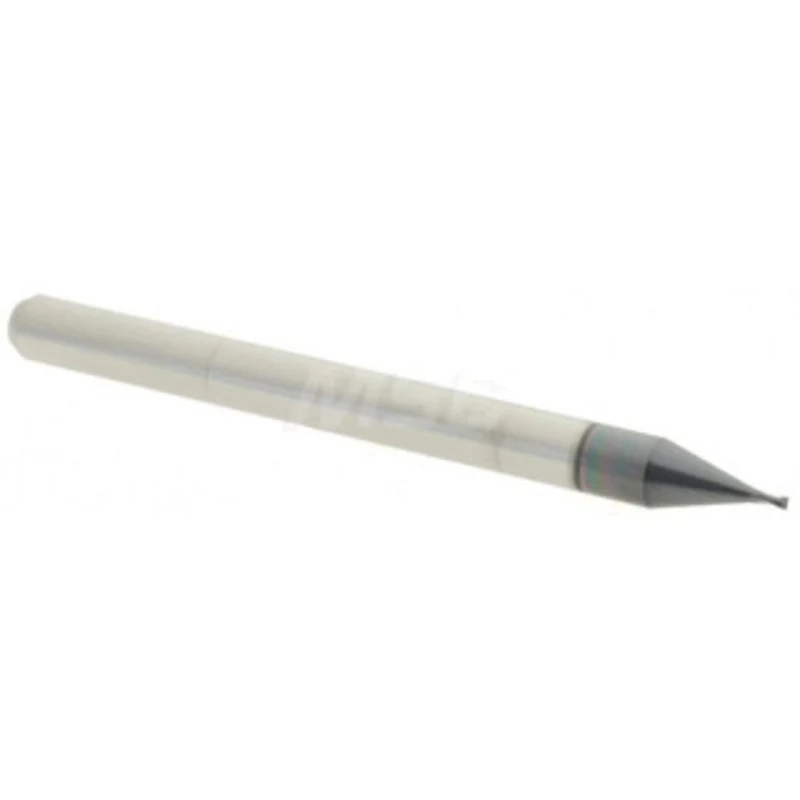 Accupro 0.022, 0.035 LOC, 1/8 Shank Diam, 1-1/2 OAL, 2 Flute, Solid Carbide Square End Mill Single End, AlTiN Finish,...